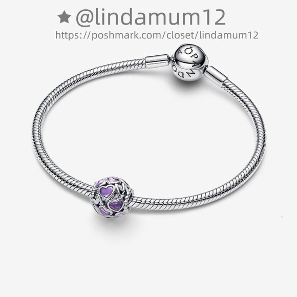 Pandora Openwork Hearts Mum Charm - Picture 3 of 6